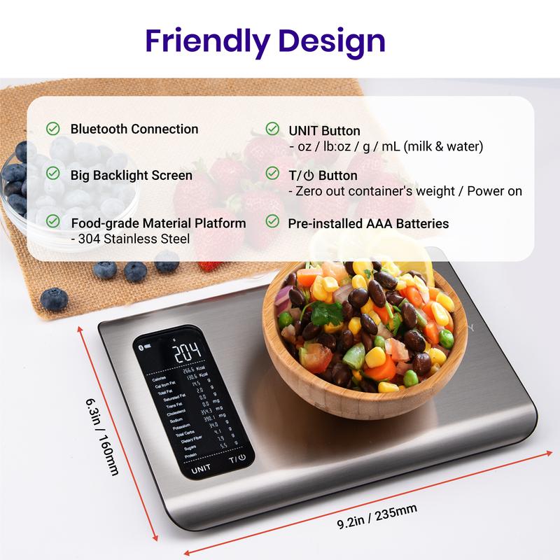 FitScale™ AI Smart Food Scale