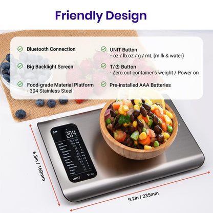FitScale™ AI Smart Food Scale